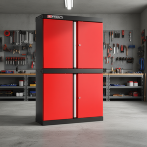 Armario para Herramientas Facom Rojo con Armario Superior y 2 Puertas Sólidas - Product Image 3