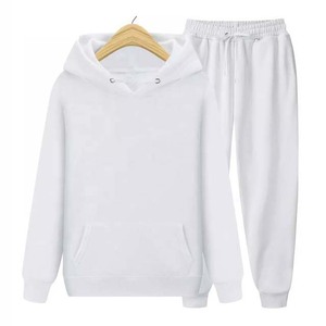 Wholesale Best Selling <b>Plain</b> Oversized Two Piece Sets Training and Jogging Wear Sportswear Activewear Cotton Women's <b>Tracksuits</b> - Product Image 6