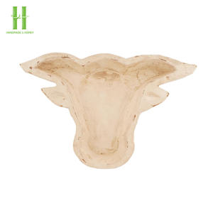 BEST SELLER Wholesaler ODM Rustic Orange Acacia Bull <b>Dough</b> <b>Bowls</b> for Decoration Candle Pouring Rustic <b>Dough</b> <b>Bowl</b> From Vietnam - Product Image 4