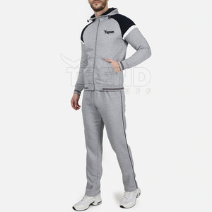 Ensembles de survêtements d'hiver XXL pour hommes de qualité supérieure, en molleton respirant 100 % coton, dernier design, impression de logo personnalisée, prix bas - Product Image 3