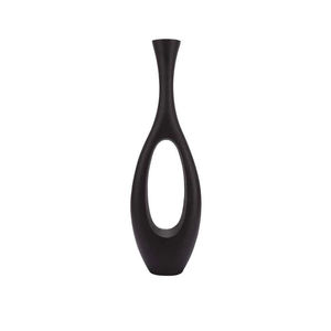 2026 Nordic Handcrafted Metal Aluminium <b>Flower</b> <b>Vase</b> Black Coated <b>Tall</b> <b>Vases</b> Best for Any Decoration Home Decor Purpose - Product Image 4