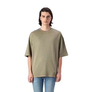 Camiseta Premium de Manga Corta con Hombros Caídos para Hombre, Oversize, Algodón 230g, Ajuste Holgado, Estilo Urbano, Casual, Verano, Secado Rápido - Product Image 1