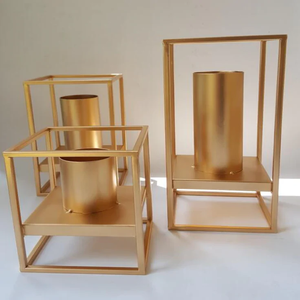Conjunto de jarrón de Metal dorado moderno, con estilo, encantador, superventas, macetas grandes, decoración de jardín para el hogar, diseño de Navidad, uso en el suelo al aire libre - Product Image 5