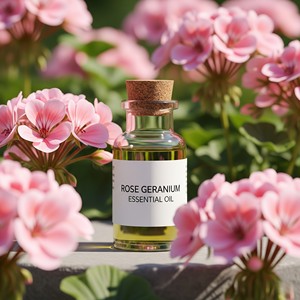 Aceite de geranio Rosa natural de alta calidad, aceite esencial puro destilado al vapor para cosméticos y perfumería - Product Image 3