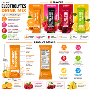 Mezcla de bebidas en polvo de electrolitos naturales con vitaminas y minerales OEM ODM fabricante de fábrica de etiqueta privada - Product Image 6