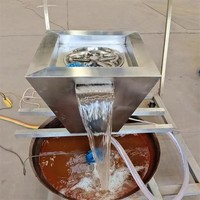 Gas verbrennung im Freien Edelstahl Wasser Feuerschale Feuer Wasserspiele für Schwimmbad