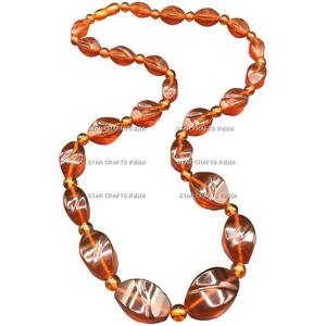 Collar de resina para mujer más vendido, Cuentas grandes, precio de fábrica al por mayor, fabricante de la India, proveedores SCI - Product Image 2