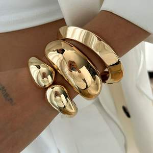 Bracelets en laiton de haute qualité, sans rouille, bijoux tendance, bracelet royal et bracelets unisexes pour filles et garçons - Product Image 1