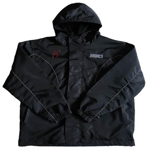 เสื้อแจ็คเก็ตกันลมกันน้ำสำหรับผู้ชายเสื้อโค้ทซับในกันน้ำมีโลโก้ปักสะท้อนแสง - Product Image 5