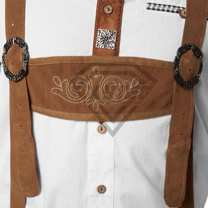 กางเกงขาสั้นบาวาเรียสำหรับทั้งชายและหญิงเย็บปักสวยงามสไตล์ลำลองวัสดุคุณภาพสูงน้ำหนักเบาราคาถูกสำหรับผู้ชายและผู้ชาย - Product Image 4