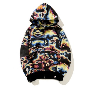 2023 vente chaude nid d'abeille transformer camouflage hommes à capuche Dandy nouveau Noble tête de requin sweats à capuche pour hommes et femmes - Product Image 1