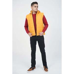 Men's AGATHON Breathable Waterproof Winter Puffer <b>Jacket</b> Plus Size Hooded Parka Zipper Closure Polyester Cotton Logo Print - Product Image 3