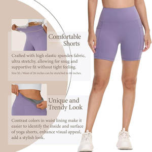 Ropa Pantalones cortos de fitness para mujer Precio barato Pantalones cortos de fitness de alta calidad - Product Image 4