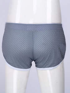 Pantalones cortos de entrenamiento de fitness de cintura elástica de secado rápido de verano para hombres para deportes correr tenis hombres con logotipo láser y transpirable - Product Image 4