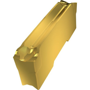 Inserto Indexable ISO GL4-D400G02L12-PMG8330 de 4 mm de Ancho con Recubrimiento PVD Dorado para Herramienta de Torneado, Paquete de 10 - Product Image 2