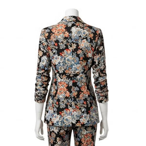 Blazer de costume pour femme anti-rides à imprimé numérique, design élégant, coupe confortable, pour le bureau et les occasions spéciales - Product Image 3