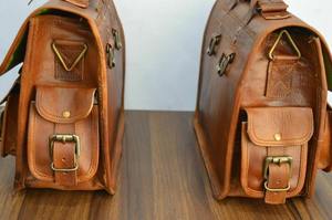 กระเป๋าหนังใส่ของทรงอานรถจักรยานยนต์ของขวัญสำหรับเขา - Product Image 6