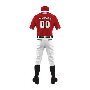 Ensemble pantalon en jersey de baseball personnalisé sublimation 100% polyester vêtements de sport respirants uniformes de baseball pour hommes et femmes jeunes - Product Image 3