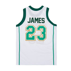 Maillot réversible cousu de basket-ball personnalisé OEM sublimation nouveau design de maillot de basket-ball - Product Image 3