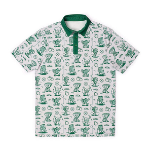 Polo 100% coton brodé avec impression personnalisée T-shirt polo vierge avec logo OEM pour hommes 100 coton - Product Image 1