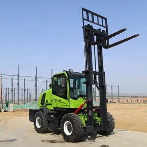 Carretilla elevadora todoterreno diésel de 5 toneladas para todo terreno con rendimiento fiable certificado CE ISO precio de venta al por mayor - Product Image 4