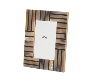 Z Crafts Handmade Vintage Bone Inlay Photo <b>Frame</b> Quality Home Decoration Customized Logo Gift Box Resin Square Various Sizes - Product Image 5