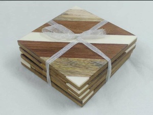 Posavasos de Madera de Mango Hechos a Mano y Personalizados para el Hogar, Hoteles, Restaurantes y Regalos, Tapetes y Almohadillas - Product Image 5