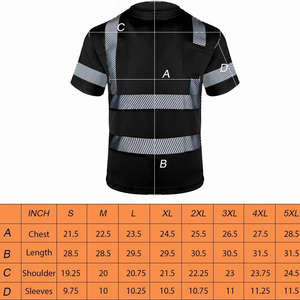Camiseta de Seguridad de Alta Visibilidad, Reflectante y Transpirable, Estilo Polo, para Trabajo, Todos los Colores, Almacén, Construcción, Clase - Product Image 4