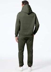 Conjunto de chándal elegante informal con logotipo personalizado para hombres y mujeres Ropa deportiva cómoda - Product Image 3