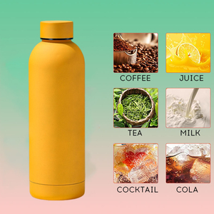 Gourde isotherme en acier inoxydable 18/8 avec logo personnalisé, revêtement en poudre, anti-fuite, pour le sport, avec plusieurs capacités - Product Image 5