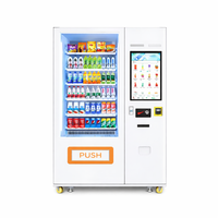Máquina Expendedora Inteligente Automática con Pantalla Táctil y Monedas, RUNYANG, para Alimentos y Bebidas