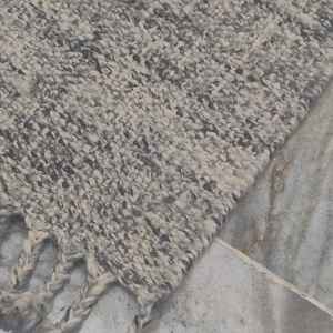 Tapis en jute et sisal naturel rustique, directement de l'usine, franges personnalisées, tissé à la main, fait à la main, tapis de sol, paillasson - Product Image 4