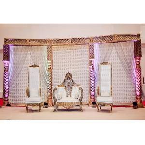 Decoración de Escenario Walima en Concepto Abierto, la Mejor Decoración de Escenario Iluminada para Bodas Musulmanas, Decoración de Escenario Magnífica para Bodas de Lujo en EE. UU. - Product Image 1