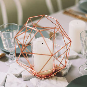 Bougeoirs cylindriques en métal argenté pour bougies chauffe-plat, forme moderne et luxueuse, faits à la main, imprimés en typographie, pour mariage - Product Image 4