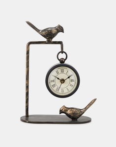 Reloj de mesa de metal de Ramadán con pilas silencioso moderno Ivaan negro - Product Image 1