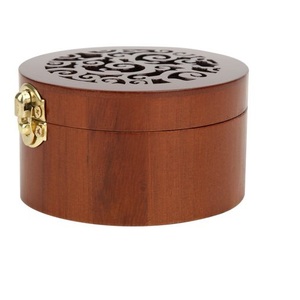 Boîte à bijoux décorative en bois faite à la main Boîte d'emballage de bijoux Boîte à bijoux bracelet au design personnalisé - Product Image 1