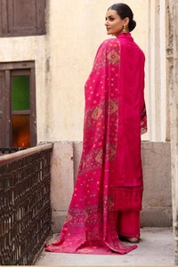 Costumes Shalwar Kameez pour femmes de haute qualité pour l'hiver, en cuir véritable, broderie fine, vêtements de soirée - Product Image 3