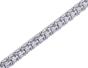 Bracelet de luxe en diamant cultivé en laboratoire en or 10 carats Design de tennis intemporel parfait pour les occasions spéciales et les cadeaux - Product Image 6
