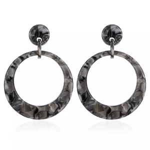 Pendientes de moda para mujer, diseño de resina, moda al por mayor, moda para fiesta, soporte para todas las estaciones, juego de pendientes hechos a mano - Product Image 2