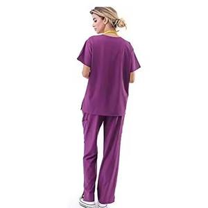 Uniforme médico de quirófano al por mayor, uniforme de trabajo para hospitales, juego de limpieza dental, traje de enfermera, ropa de trabajo para correr - Product Image 5