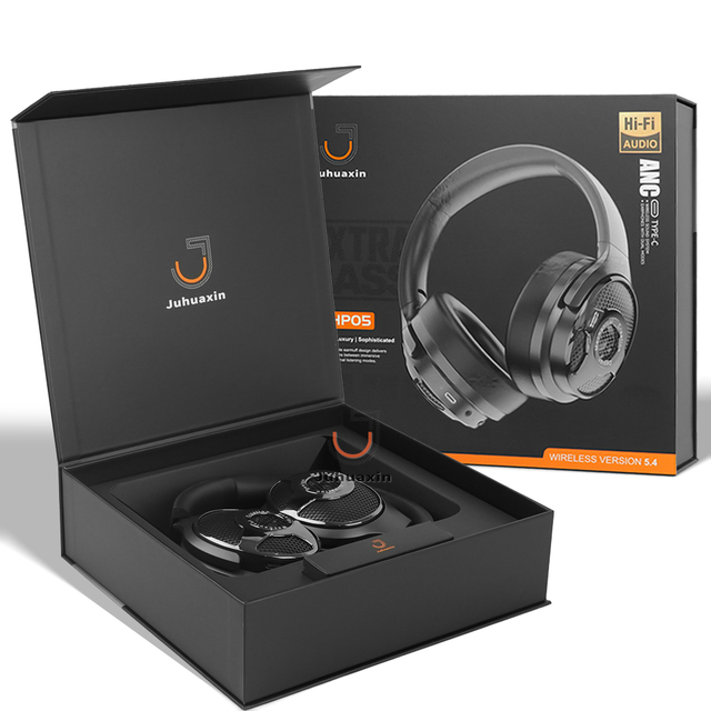 Factory Customized Wholesale Price JU-HP05 ANC BT5.4+EDR Wireless Headphones with Comfort Ear Pads