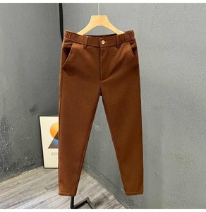 กางเกงผู้ชายทรงตรงเข้ารูปสไตล์ลำลองคุณภาพสูงสำหรับฤดูร้อน - Product Image 3