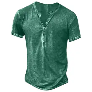 T-shirts pour hommes à manches courtes de style décontracté 2024 col rond manches courtes impression graphique personnalisée conception vierge