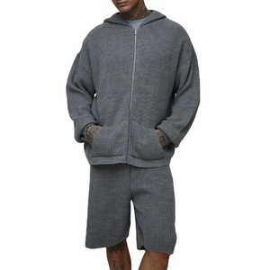 High Street Solid Plus Size Breathable Casual Men's Two-Piece Summer Shorts <b>Set</b> with T-Shirt - Product Image 1