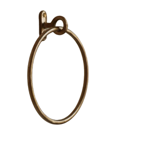 Anneau porte-serviettes traditionnel en métal avec finition nickelée Anneau porte-serviettes de qualité supérieure de forme ronde - Product Image 1