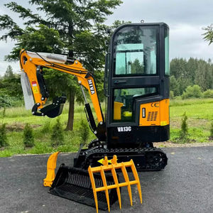 จัดส่งฟรี miva VA13C รถขุดขนาดเล็ก15HP 16 "ถังขุด9" Thumb erops หัวเตียงแบบเต็มสาย EPA CE ได้รับการรับรองระบบไฮดรอลิกเสริม - Product Image 1
