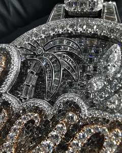 Collar con colgante de diamante de moissanita hecho a medida con corte redondo y diseño brillante para joyería nupcial de moda - Product Image 5