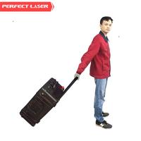 Máquina de Limpieza Láser de Fibra Portátil de 100W, Tipo Mochila, Láser Pulsado Manual para Eliminar Óxido de Metal, Limpieza de Precisión de Moldes