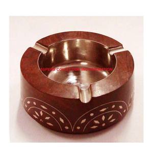 Cendrier en bois décoratif pour la maison le plus vendu fabriqué en Inde sur Offre Spéciale - Product Image 4