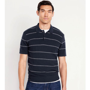 Logotipo de manga corta bordado 100% algodón liso hombres Polo camisa al por mayor calidad superior hombres Casual camiseta Polo cuello personalizado - Product Image 5